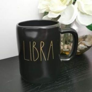 NWT Rae Dunn Libra Mug Black/Gold Collectible